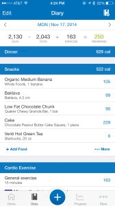 Pairing Microsoft Health with myfitnesspal allows you to track calories consumed and expended throughout the day.